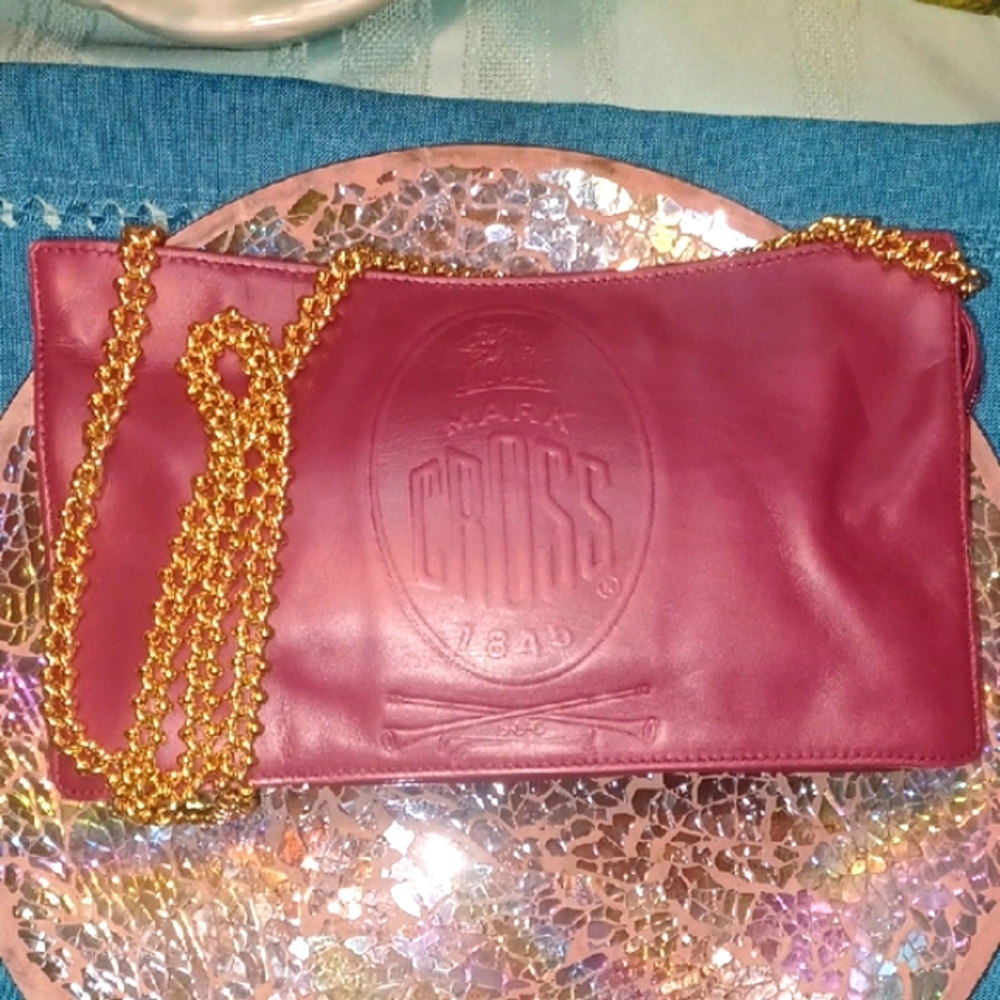 Mark Cross 1845 Oxblood Leather Bag